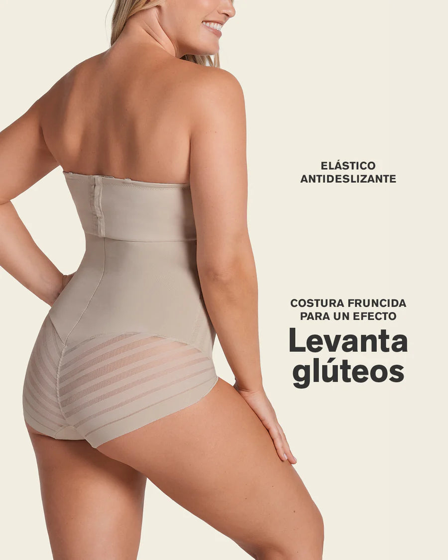 Braga faja pecho libre de control de abdomen invisible en piernas