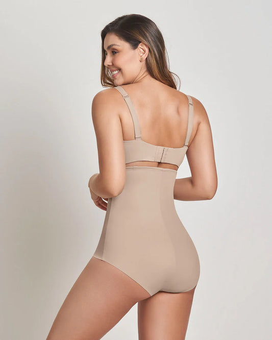 Braguita faja de tiro alto con control moderado en abdomen y espalda