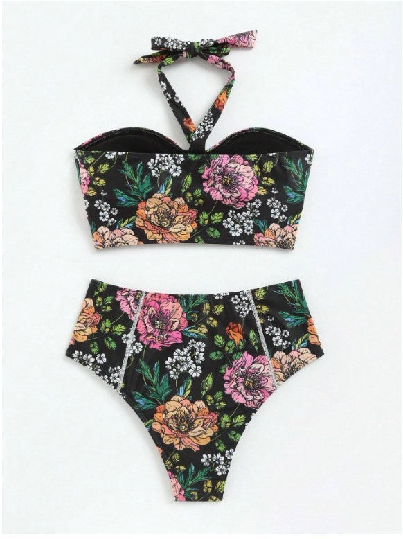 Conjunto Bañador Flores Mujer