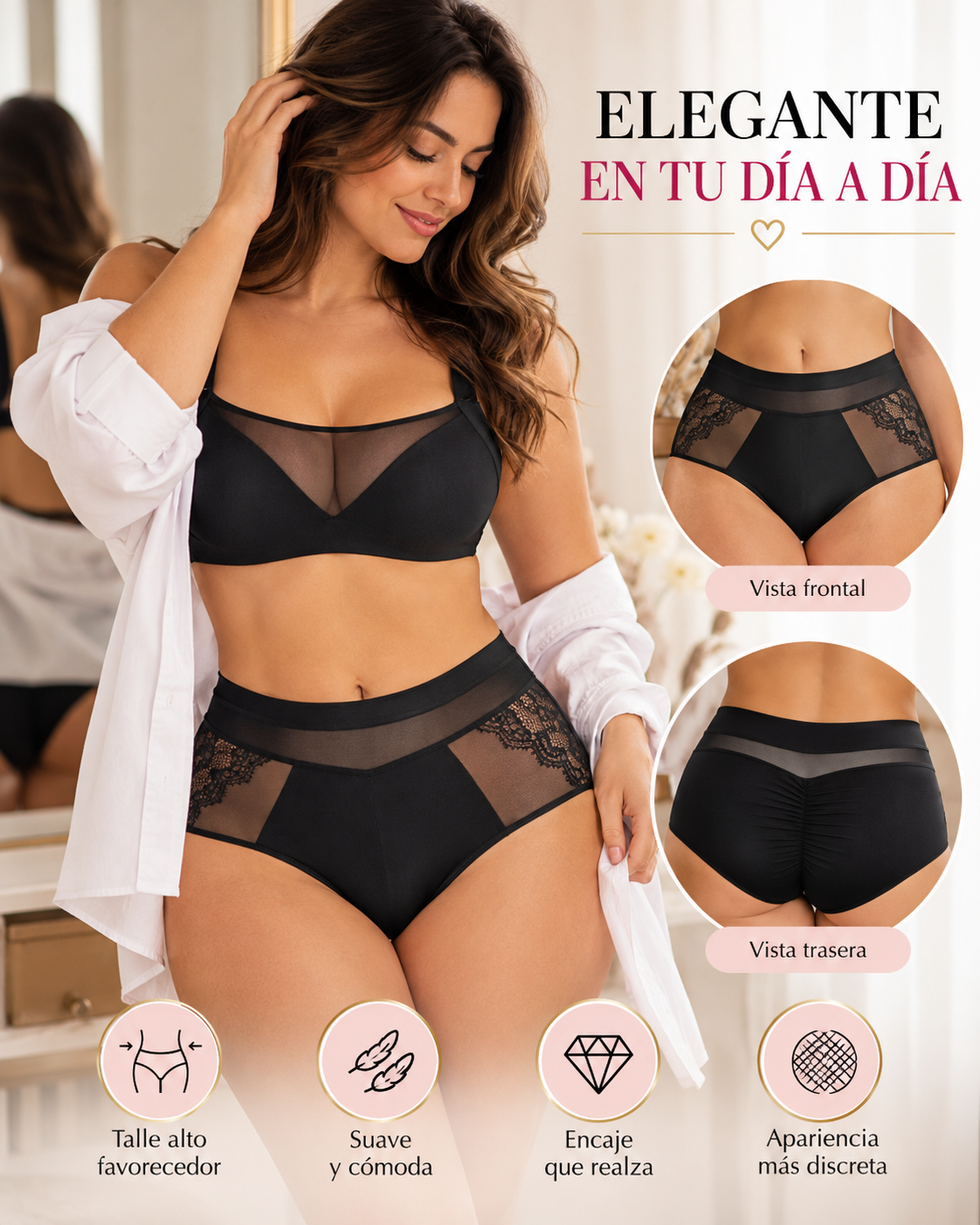 Braga Alta de Encaje / Fájate