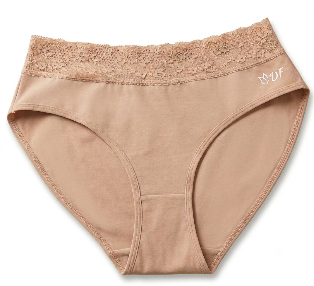 Pack X3 Bragas de Algodón con Encaje tipo culotte Dianafemme