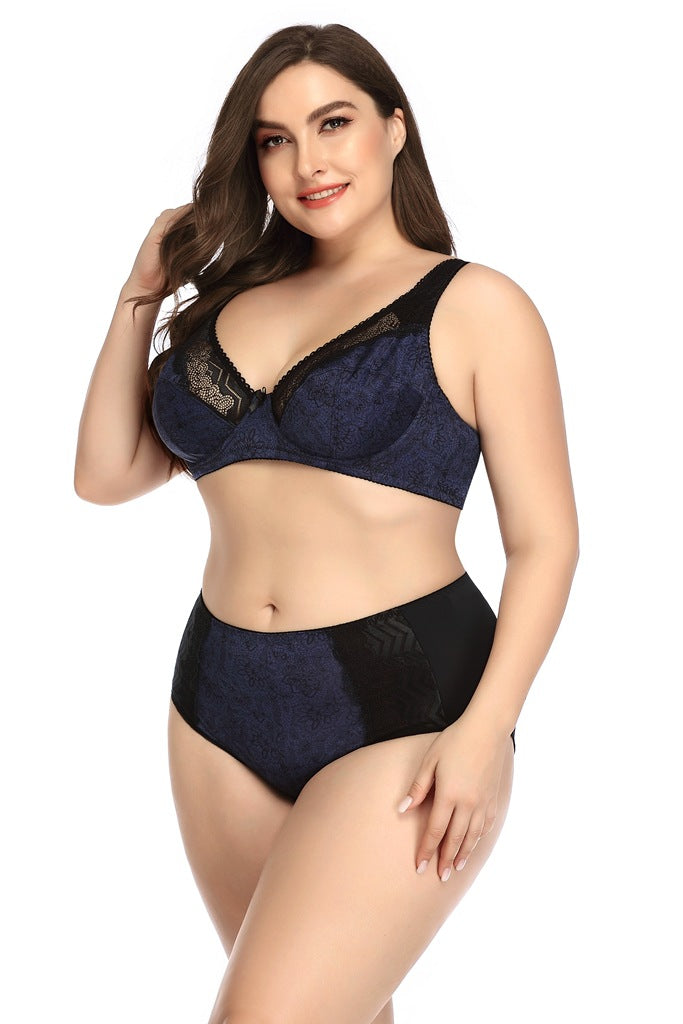 Conjunto tallas grandes, detalles de encaje