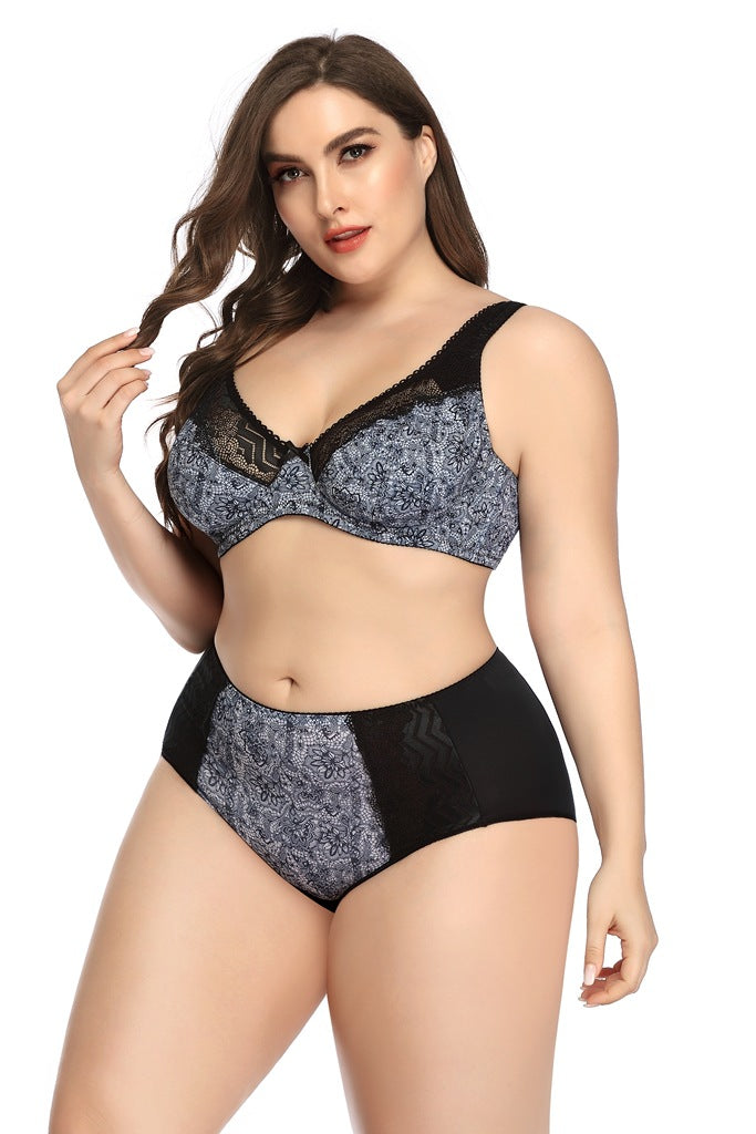 Conjunto tallas grandes, detalles de encaje
