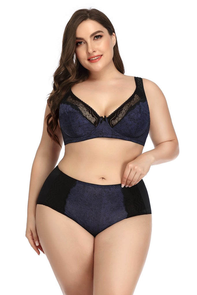 Conjunto tallas grandes, detalles de encaje