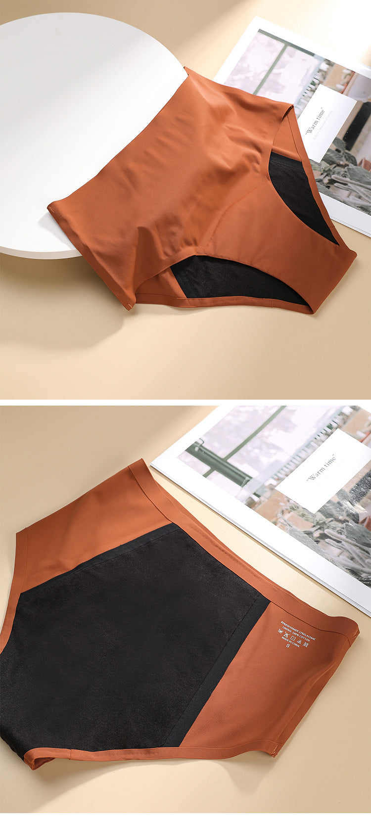 Braga menstrual invisible, Talle alto