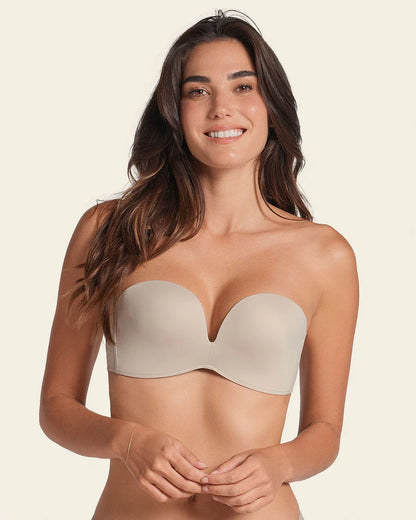 Oferta -20% Sujetador sin tirantes Antigravedad de push up alto sin aro