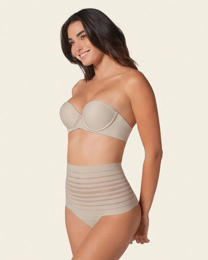 Oferta -20% Sujetador sin tirantes de Doble relleno que Aumenta dos Tallas de Copa / LEONISA