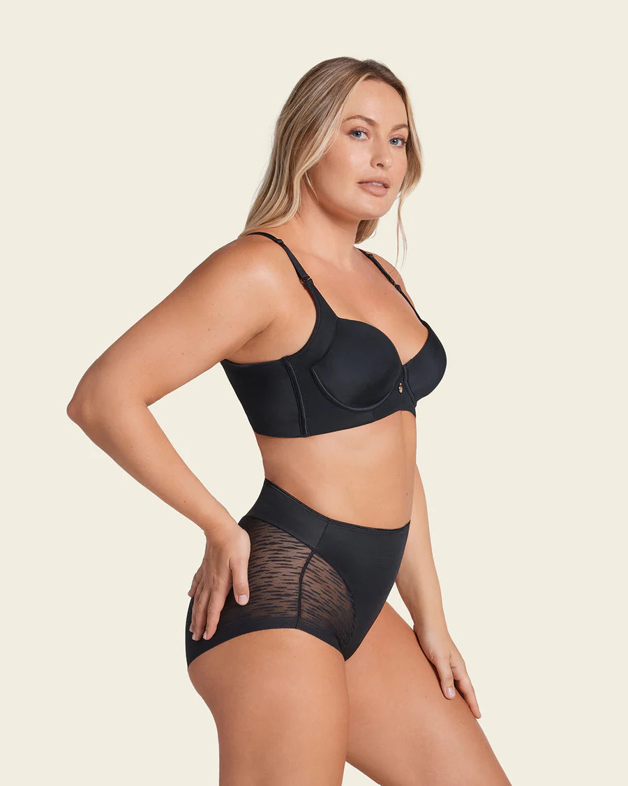 Sujetador de push up suave y cubrimiento alto en sisa y espalda Cover Bra