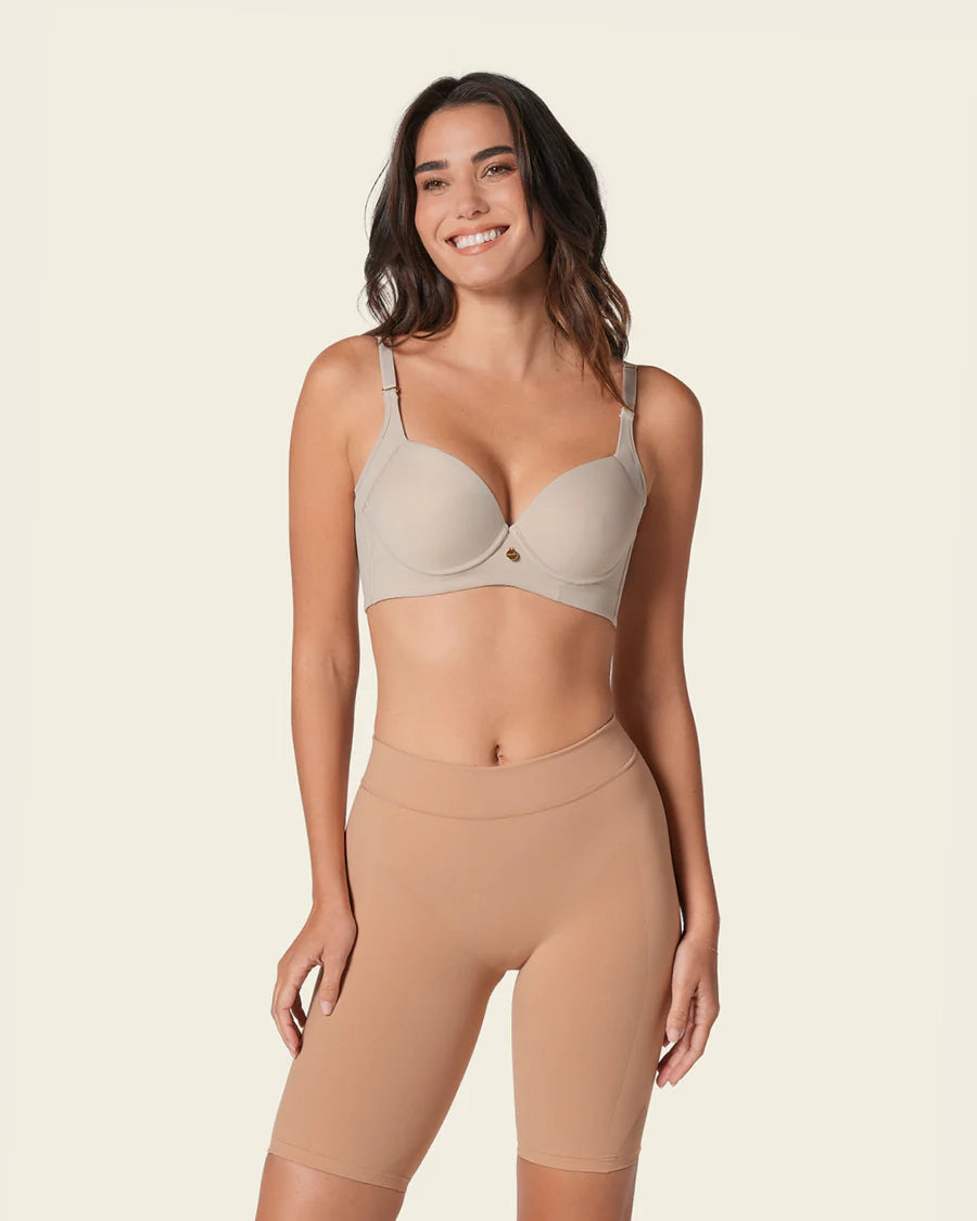 Sujetador de push up suave y cubrimiento alto en sisa y espalda Cover Bra