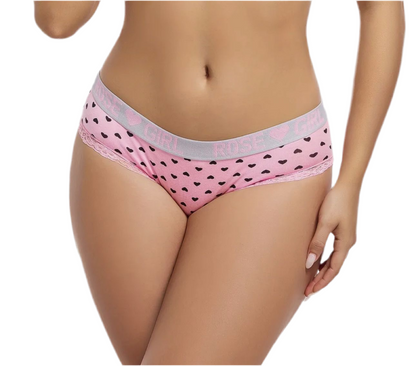 Oferta! Pack x5 Braguitas hipster algodón con pretina deportiva