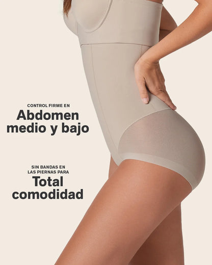 Braga Faja de Talle Alto Moldeadora de Abdomen Invisible en Glúteos | Leonisa