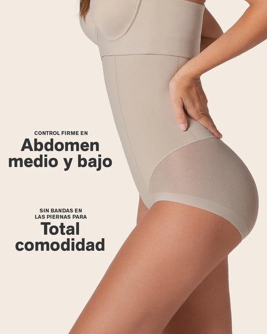 Braga Faja de Talle Alto Moldeadora de Abdomen Invisible en Glúteos | Leonisa