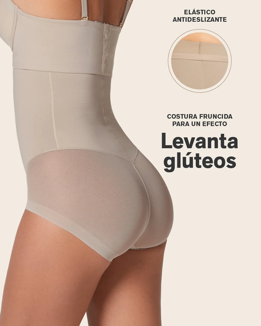 Braga Faja de Talle Alto Moldeadora de Abdomen Invisible en Glúteos | Leonisa