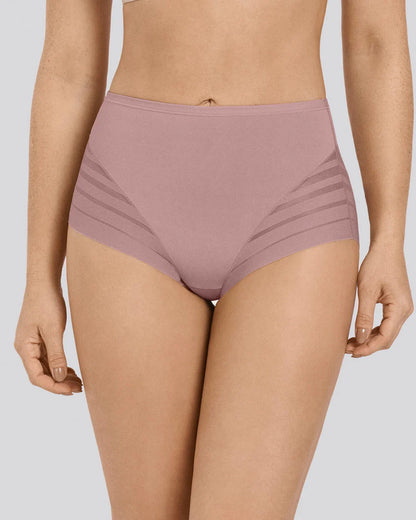 Braga faja clásica con control moderado de abdomen y bandas en tul Leonisa