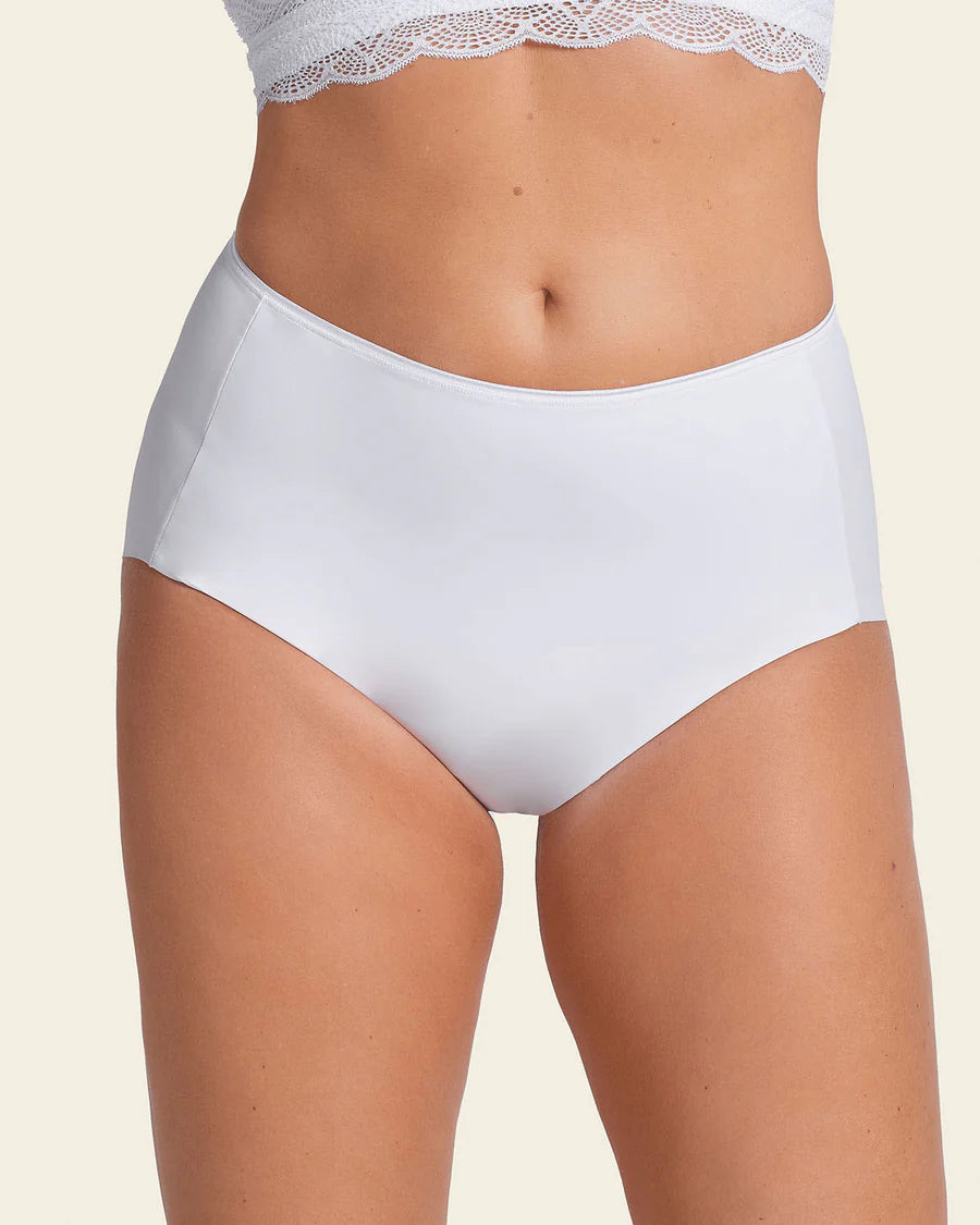 Braga moldeadora clásica efecto invisible de control fuerte en abdomen Leonisa