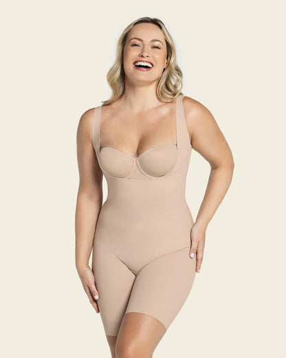 Body pecho libre ultraliviano de control fuerte