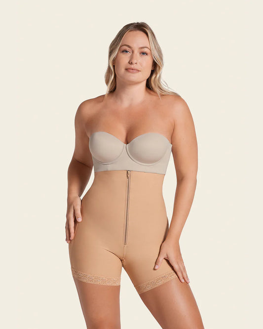 Braga faja tipo short de control fuerte con efecto moldeador / LEONISA