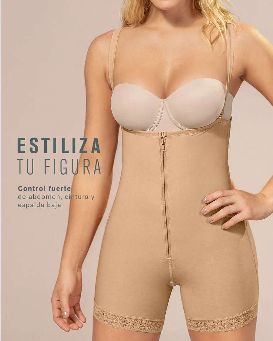 Braga faja tipo short de control fuerte con efecto moldeador / LEONISA