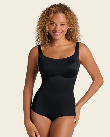 Body de control de abdomen con sujetador incorporado / LEONISA
