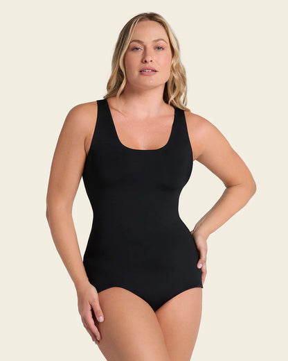 Body de compresión sin mangas con top interno
