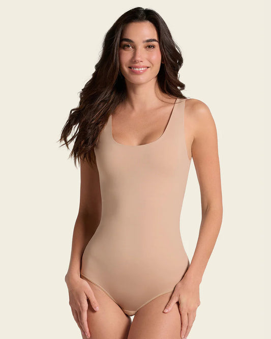 Body de compresión sin mangas con top interno