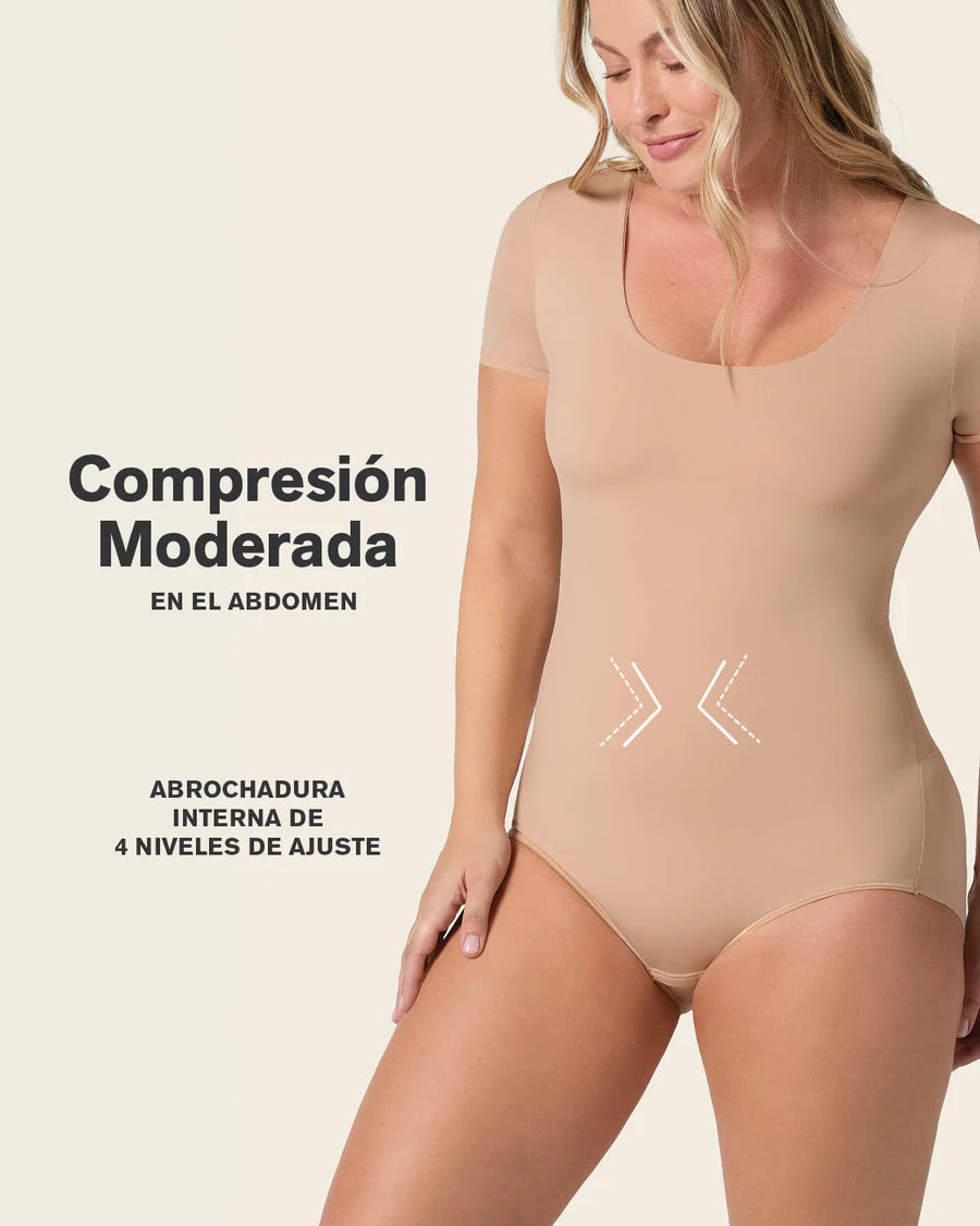 Body moldeador manga corta / LEONISA