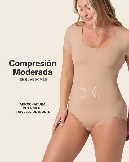Body moldeador manga corta / LEONISA
