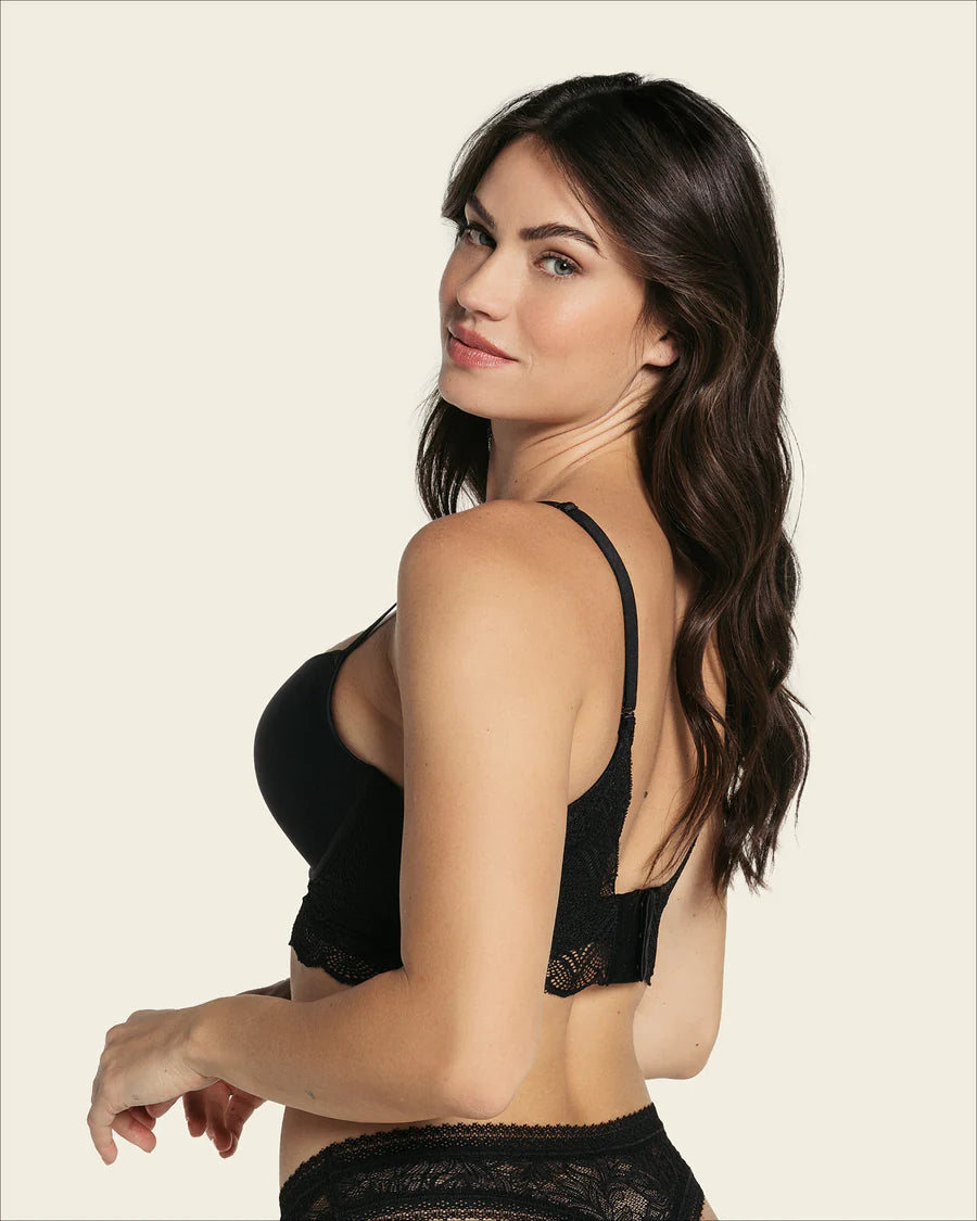 Sujetador doble push up con escote profundo en espalda Sexy Back