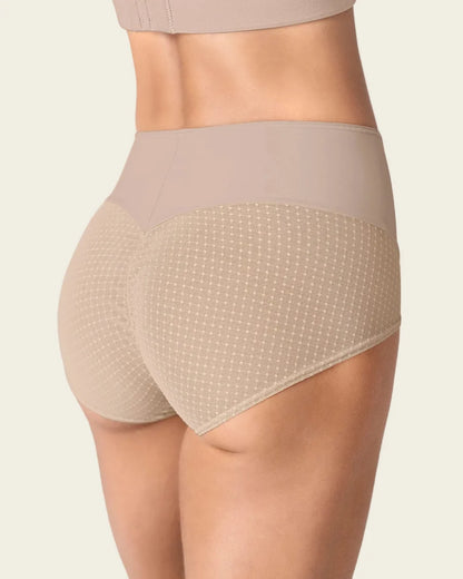 Braga clásica de control fuerte en abdomen, glúteos en tul / LEONISA