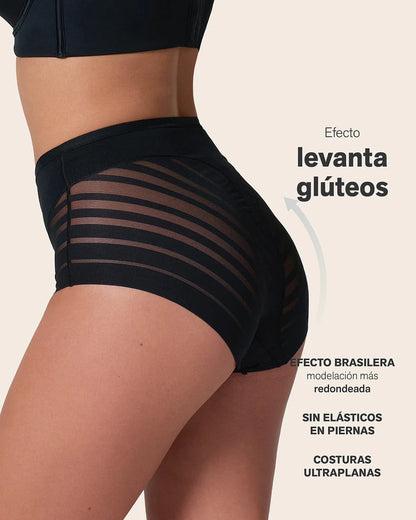 Braga Faja Clásica Moldeadora de Abdomen con Bandas en Tul / LEONISA