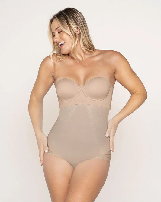 Braga faja pecho libre de control de abdomen invisible en piernas