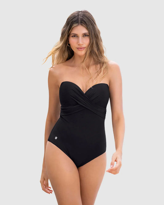 Bañador sin tirantes con push up incorporado en las copas / LEONISA