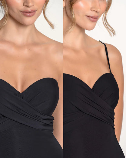 Oferta -20% Bañador sin tirantes con push up incorporado en las copas / LEONISA
