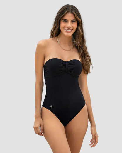 Oferta -20% Bañador entero con espalda ajustable / LEONISA