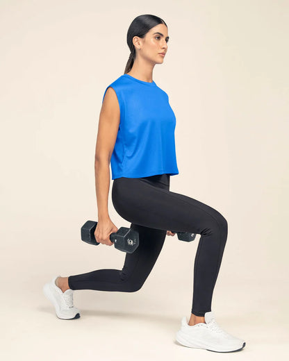 Camiseta deportiva silueta boxy