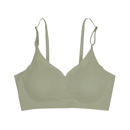 Super oferta al por mayor Top tipo camisilla, Sujetadores deportivos sin costuras, apariencia invisible