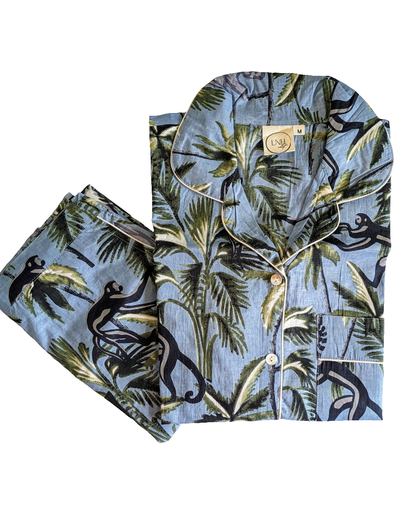 OFERTA -40% pijama 2 piezas tropical exótica