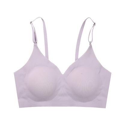 Super oferta al por mayor Top tipo camisilla, Sujetadores deportivos sin costuras, apariencia invisible