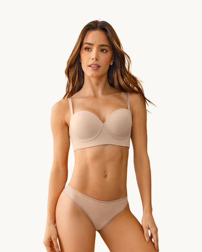 Oferta -20% Sujetador sin tirantes de push up suave / LEONISA