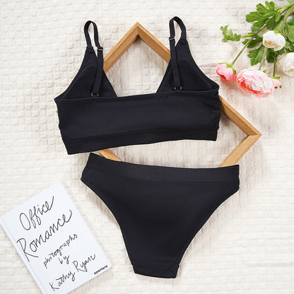 Oferta Conjunto camiseta y braga bikini deportivo y diario