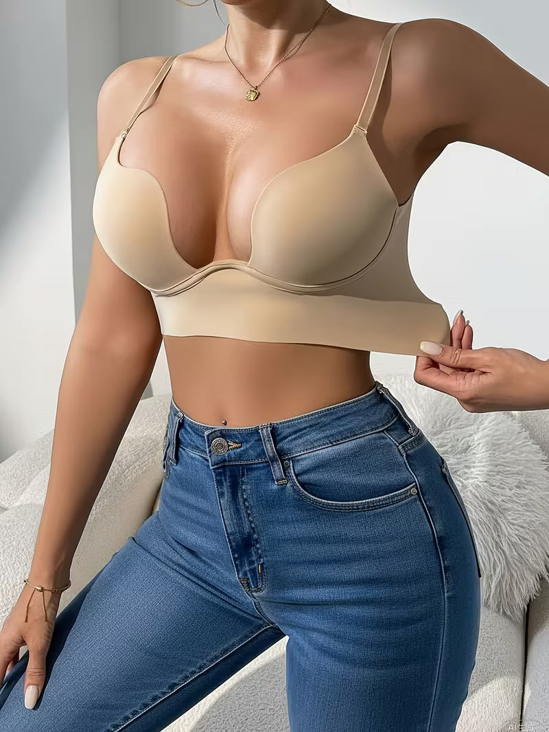 Oferta -20% Sujetador multiusos con push up, escote en U y espalda descubierta