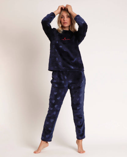 OFERTA -50% Pijama calientita Manga Larga para Mujer