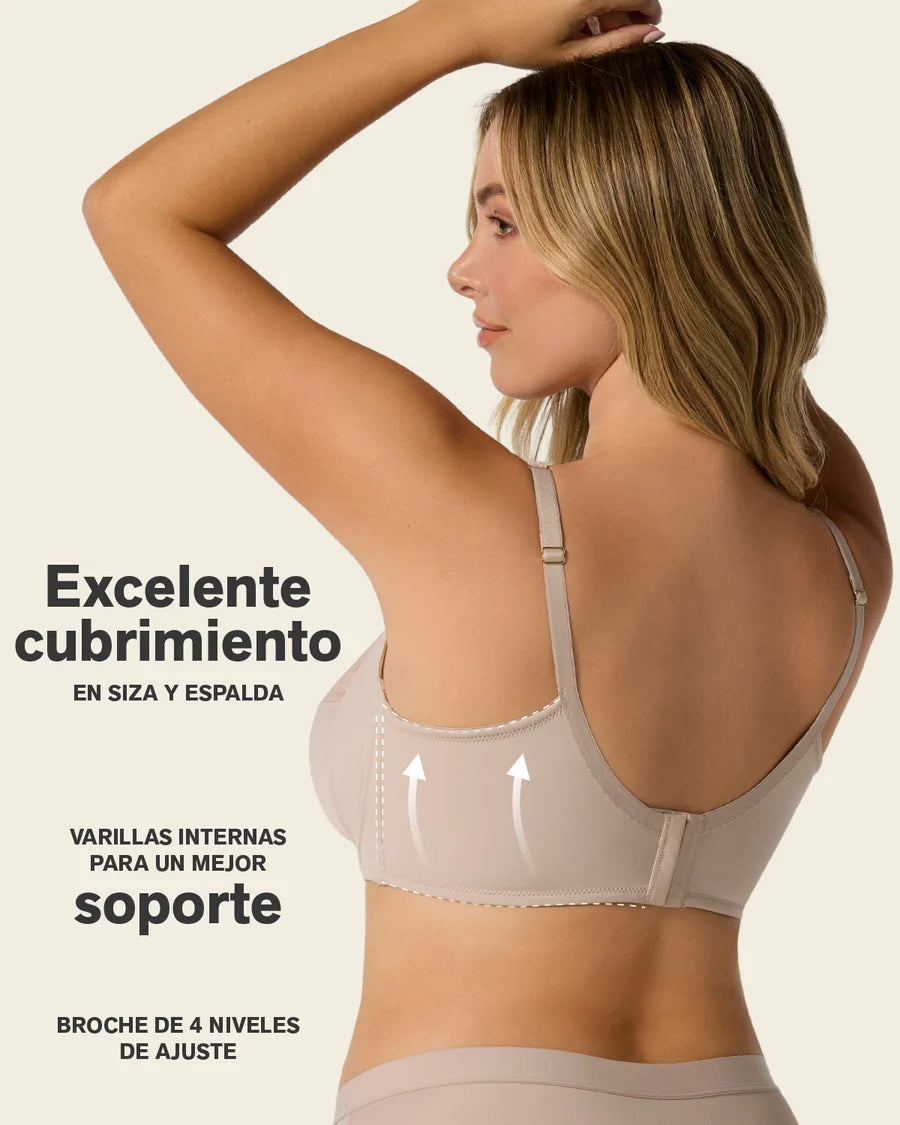 Sujetador Natural Support — Gran Cobertura y Alta Sujeción / LEONISA