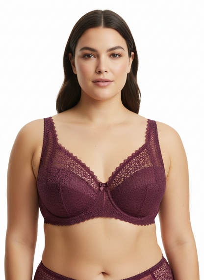 Oferta lleva el segundo con el  -50% de descuento Sujetador de Encaje - Comodidad y ajuste perfecto en 7 Colores