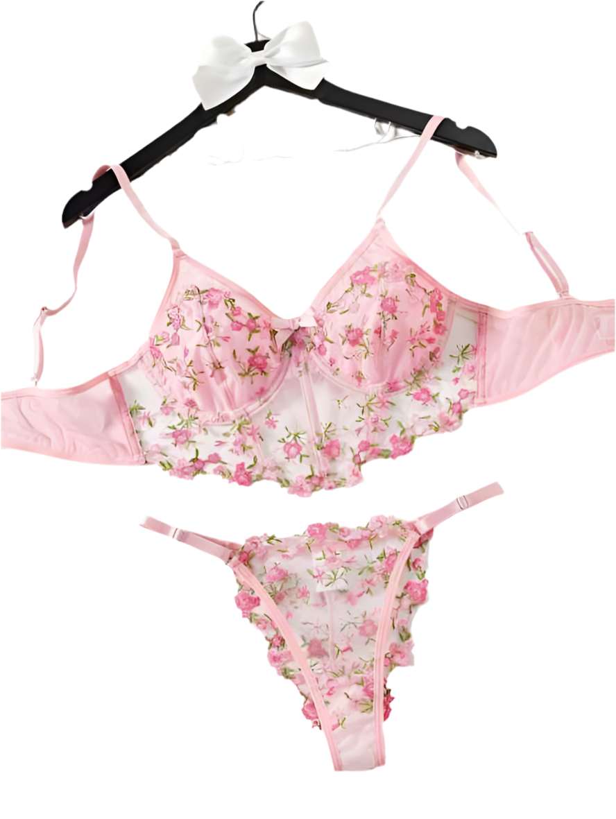 Conjunto de lenceria con encaje, DianaFemme