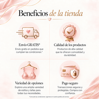 Beneficios de comprar en DianaFemme y condiciones de envío gratis
