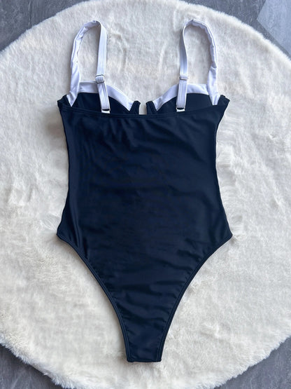 Oferta! Bañador bicolor Perla