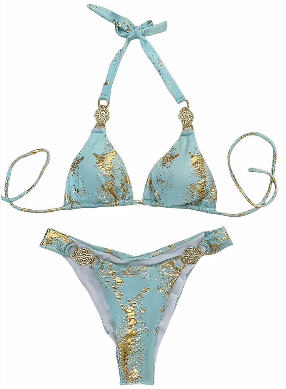 Bikini Estampado Oro