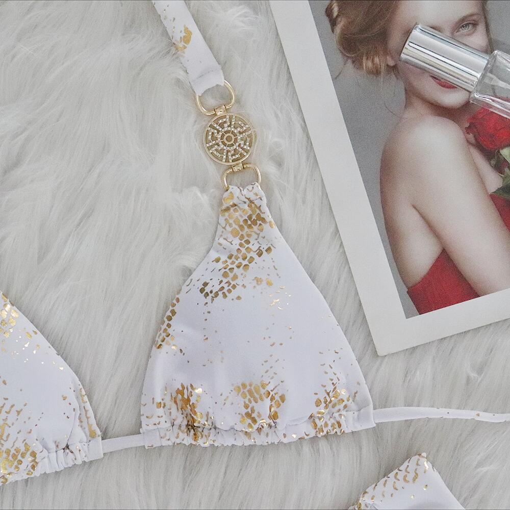 Bikini Estampado Oro