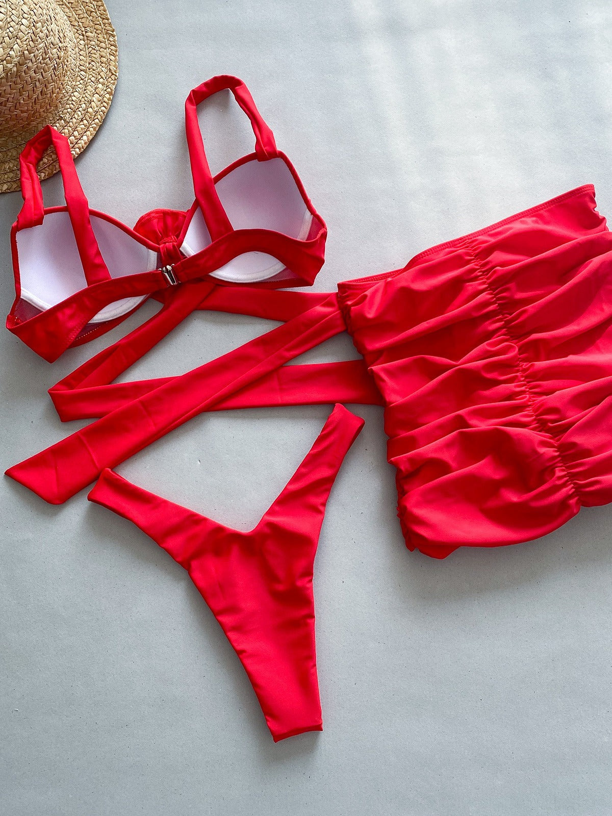 Bikini Rojo Rosa